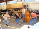 Friends of the railroad provide some great music Saturday evening the 29th of March. Shown here are Dennis, Jenny, Robin and Alex Vaughn.
