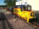 Ron Parrish's 3538 does a great job with a consist of ATT & N/W cars while preparing for the convention.