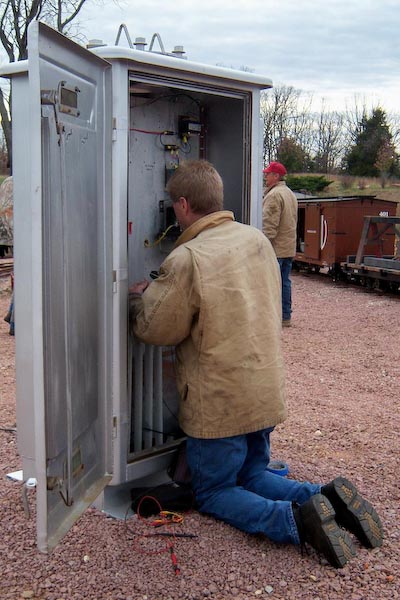 19_Steve in the signal cabinet